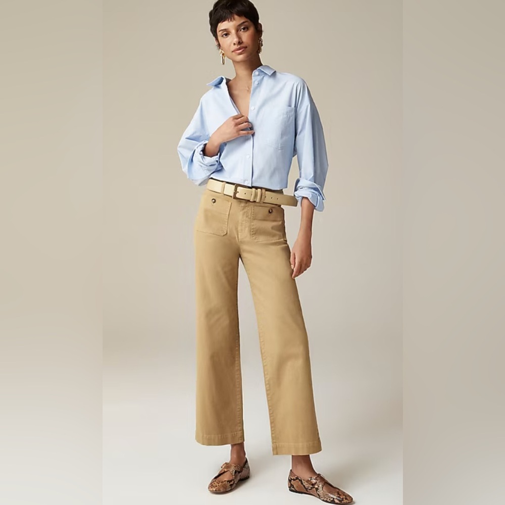 J.Crew Sailor Slim Wide Leg Chino EUC size 30